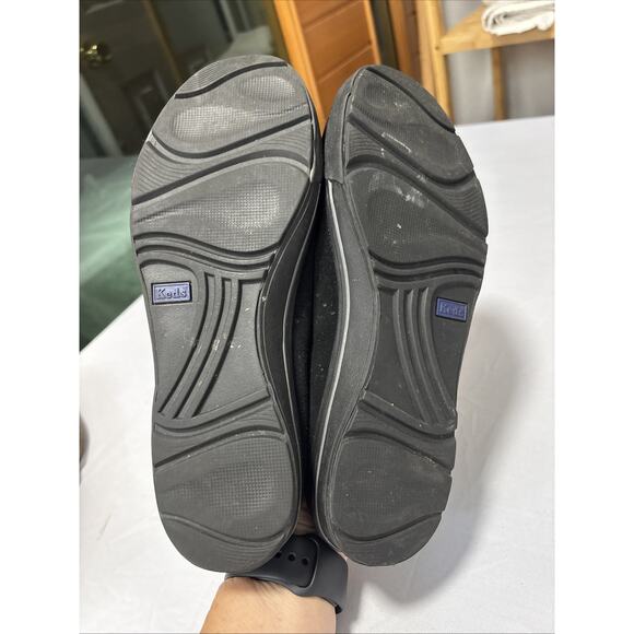 Keds Women's 8 Black Slip On Mule Shoes Clogs Arch Support Basic Staple Neutral - Picture 5 of 7